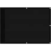 vidaXL Balkonscherm 75x800 cm 100% polyester oxford zwart