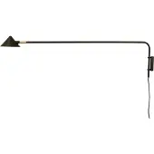 Watt & Veke Kelly wandlamp lange arm Zwart-goud