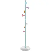 vidaXL Kapstok 172 cm gepoedercoat ijzer blauw