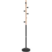 vidaXL Kapstok 177 cm gepoedercoat ijzer zwart