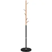 vidaXL Kapstok 172 cm gepoedercoat ijzer zwart