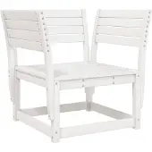 vidaXL Tuinstoel massief grenenhout wit
