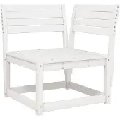 vidaXL Tuinbank in hoekopstelling, wit, 73x73x78 cm, massief grenenhout