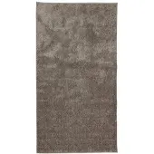 vidaXL Vloerkleed ISTAN hoogpolig glanzend 80x150 cm grijs