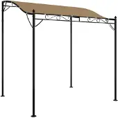 vidaXL Markies, taupekleurig, 2x2,3 meter, 180 g/m², stof en staal