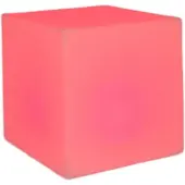 Newgarden Deco-solarlamp buiten Cuby, dimbaar, wit / opaal, Kunststof, Modern, solar tuinverlichting