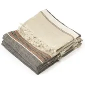 Libeco Fouta The Belgian Towel Beeswax Stripe Linnen