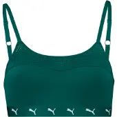 Puma level 2 sportbh donkergroen Dames