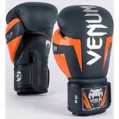 Venum Elite (Kick)Bokshandschoenen Navy Zilver Oranje 16 OZ