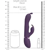VIVE - Gada Vibrerende Bunny met G-Spot Pulsatie - Paars