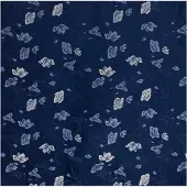 Tresanti | SUNNIE I Geweven bloemen pochet | Navy