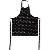 Dutchdeluxes Indigo jeans - Barbecue- of keukenschort - 5 zakken - Zwarte kleur met sterren