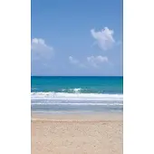 Dimex Fotobehang - Empty Beach 150x250cm - Vliesbehang