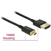 DeLOCK 4K HDMI Mini kabel - Versie: 2.0 - Premium High Speed