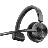 HP Voyager 4310 USB-A Headset +BT700 Dongle On Ear headset Bluetooth Mono Zwart Noise Cancelling Volumeregeling, Microfoon uitschakelbaar (mute) Computer