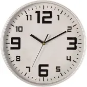 Atmosphera Horloge silencieuse 30cm Argent