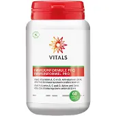 Vitals Immuunformule Pro - 60 capsules. Met vitamine A, C, D, selenium en zink die het immuunsysteem ondersteunen.