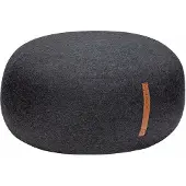 Hubsch Mochi Poef Ø70 Donkergrijs
