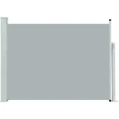 vidaXL Tuinscherm uittrekbaar 100x514 cm grijs