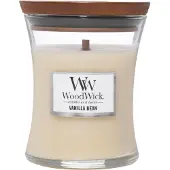 Woodwick Hourglass Medium Geurkaars - Vanilla Bean - 60 branduren