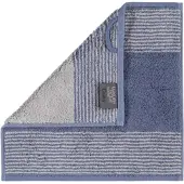 Cawö Gezichtsdoekje Luxury Home Two-Tone Midnight Blue (Set van 6)