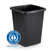 Durable DURABIN ECO afvalcontainer (90 liter, zwart)