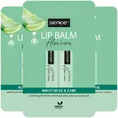 Sence 3x Lippenbalsem Aloë Vera 2 Stuks