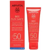 Apivita Bee Sun Safe Anti-spot And Anti-aging Spf50+ 50ml Vochtinbrengende Crème