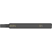 Wera Bit 840 S Hex-Plus, 4,0 x 70 mm, extra taai, DIN ISO 1173 C6.3/E6.3, voor slagmoersleutels, 5 stuks