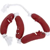 Flamingo Hondenspeelgoed Latex Worsten