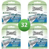 Wilkinson Sword Wilkinson Quattro Titanium Sensitive scheermesjes 32st