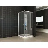 Wiesbaden Douchecabine | Hoekinstap | 90x90x190cm | 5mm helder glas