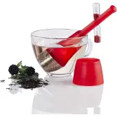 AdHoc Theezeef Santea Staand Met Zandloper Rood 21,5 cm