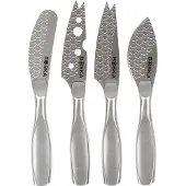 Boska Kaasmessenset Monaco+ Small Silver (Set van 4)