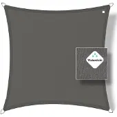 Buitenkado schaduwdoek waterdicht 4 x 4m, antraciet