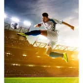 Dimex Fotobehang - Soccer Player 225x250cm - Vliesbehang