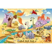 Dimex Fotobehang - Savanna Animals 375x250cm - Vliesbehang