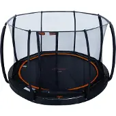 Avyna Trampoline Pro-Line FlatLevel 12 + Royal Class Veiligheidsnet Zwart