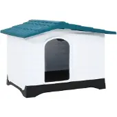vidaXL Hondenhuis, blauw, 90,5 x 68 x 66 cm, polypropyleen