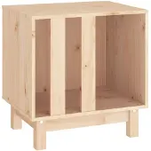 vidaXL Hondenhok 50x40x52 cm massief grenenhout