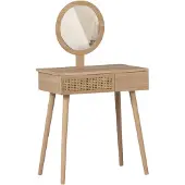 Woood Soof Hal/Kaptafel - MDF/Grenen - Naturel - 125x70x40