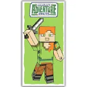 Minecraft Strandlaken Adventure Awaits - 70 x 140 cm - Polyester