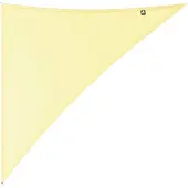 Kopu schaduwdoek driehoek 5x5x7,1 mtr 230 grams waterdicht creme