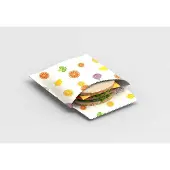 Bee's Wax - Bijenwas Snack en Boterhamzak Fruit &amp, Vegetable - Biologisch Katoen - Wit