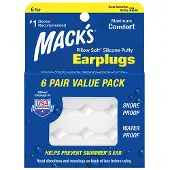 Mack's Macks - Pillow Soft Silicone - Oordoppen - 6 paar