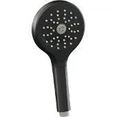 Brauer Handdouche Black 3 Standen 22 cm Mat Zwart