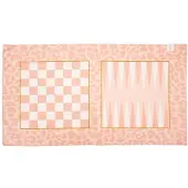 Sunnylife - Beach Strandlaken Spelletjespatroon - Roze / Polyester