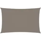 vidaXL Zonnescherm rechthoekig 2x5 m oxford stof taupe