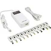 InLine 26618W Universal - Adaptateur secteur - CA 100-240 V - 90 watt - blanc