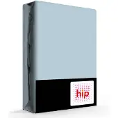 Hip Hoeslaken - katoen satijn - ice blauw - 100x200 cm
